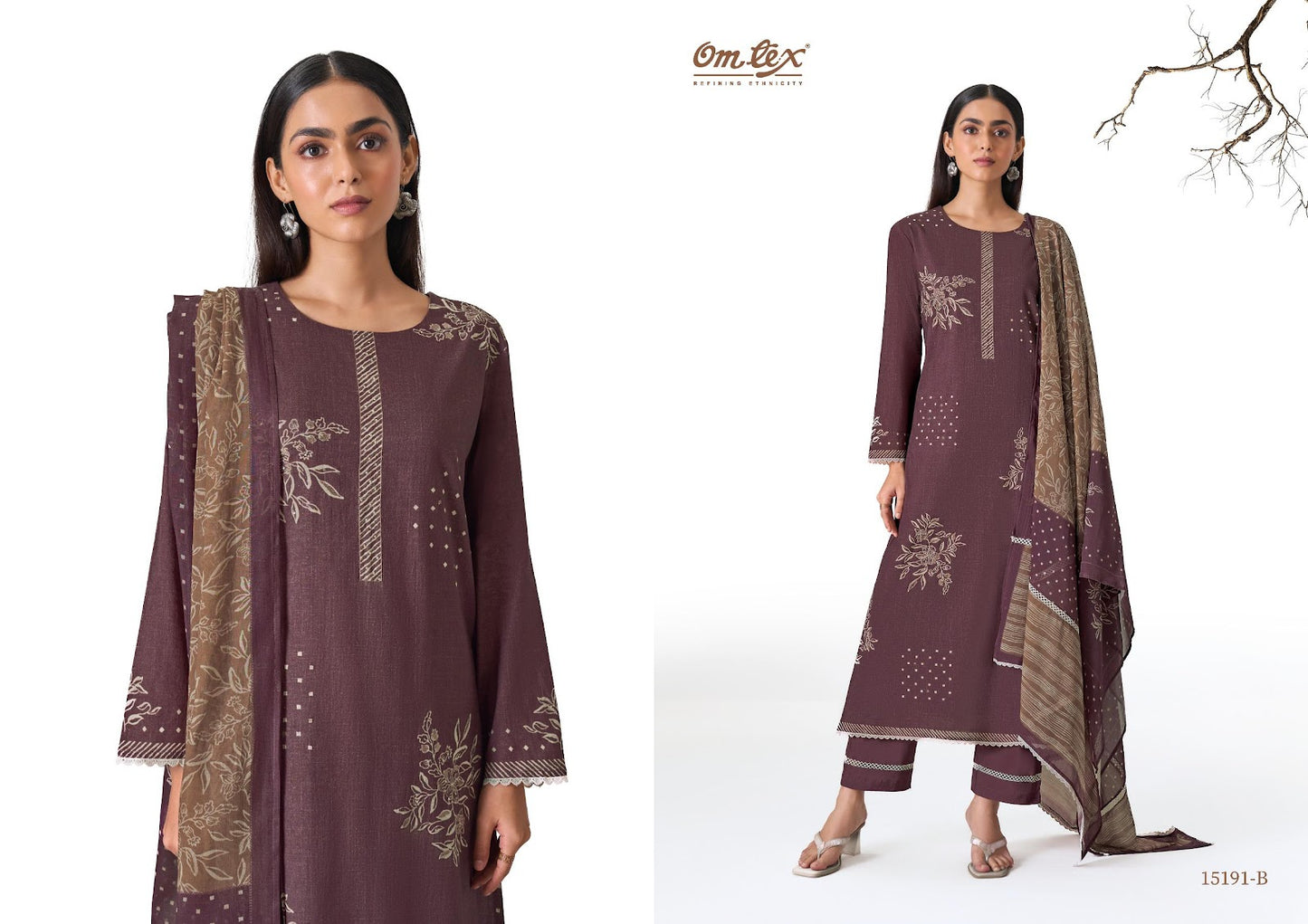 Vareya Omtex Lawn Cotton Pant Style Suits Wholesaler Gujarat