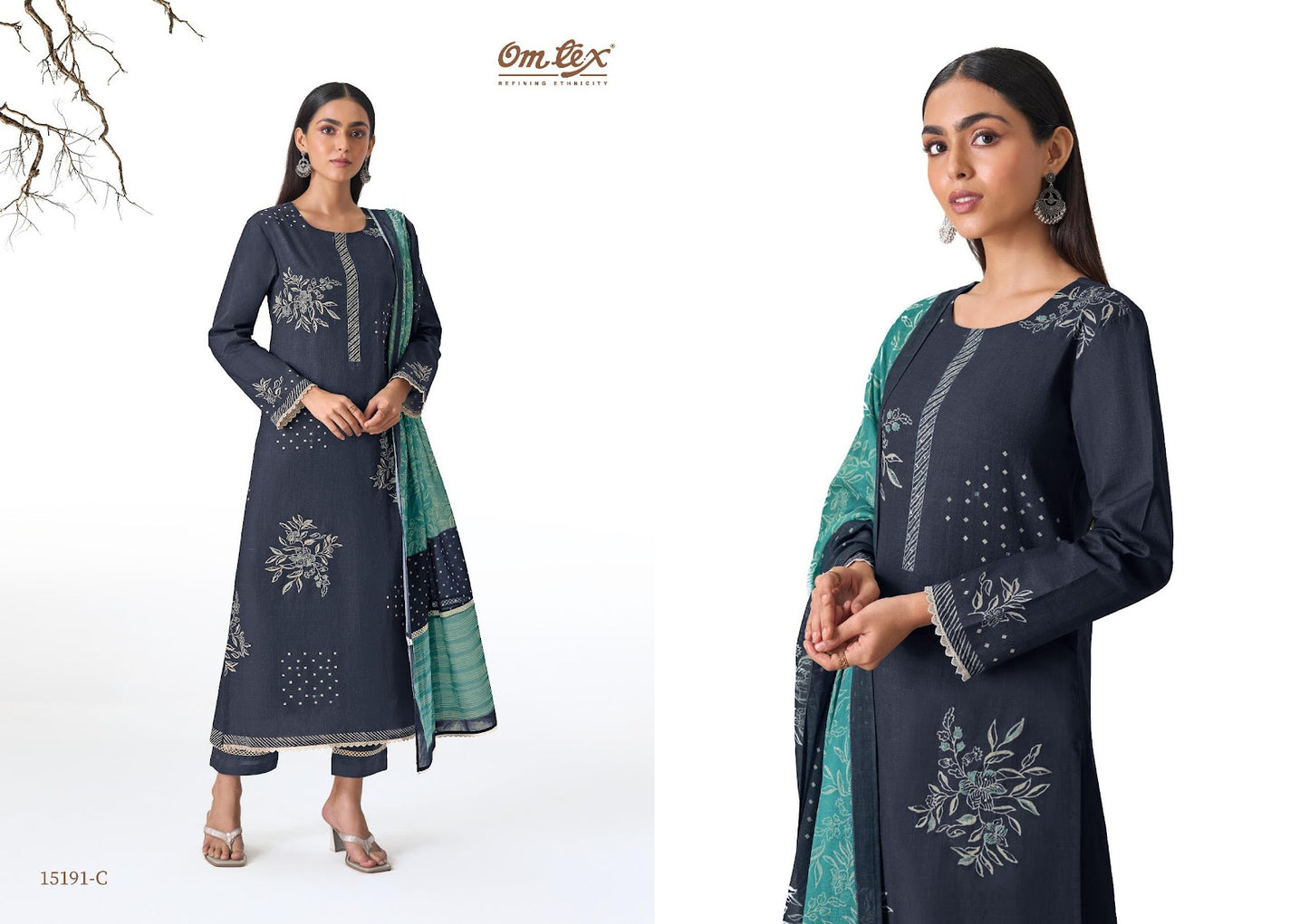 Vareya Omtex Lawn Cotton Pant Style Suits Wholesaler Gujarat