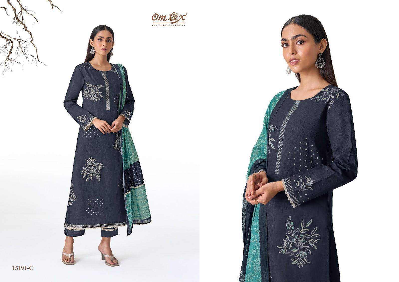 Vareya Omtex Lawn Cotton Pant Style Suits Wholesaler Gujarat