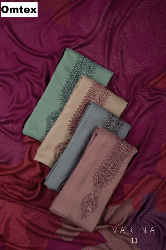 Varina 11 Omtex Pashmina Suits Exporter Gujarat