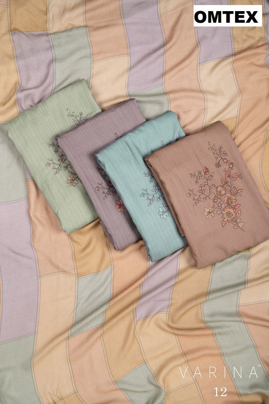 Varina 12 Omtex Pashmina Suits Wholesaler India