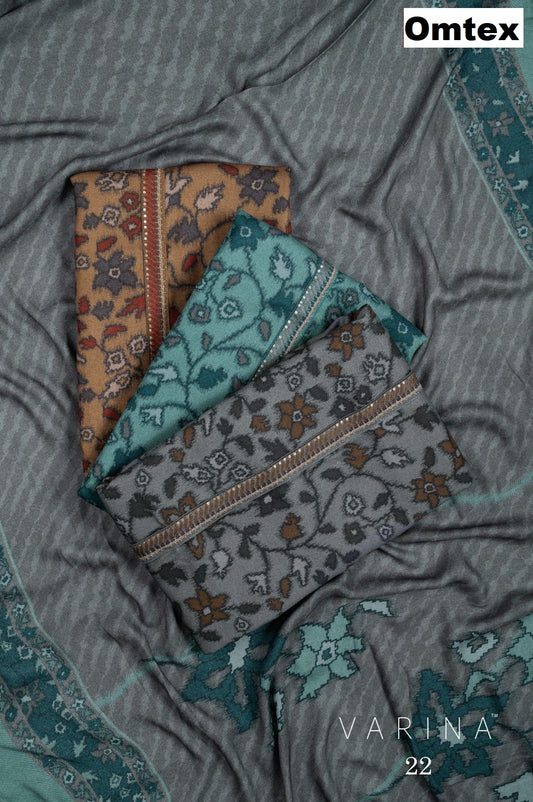 Varina 22 Omtex Pashmina Suits Manufacturer Ahmedabad