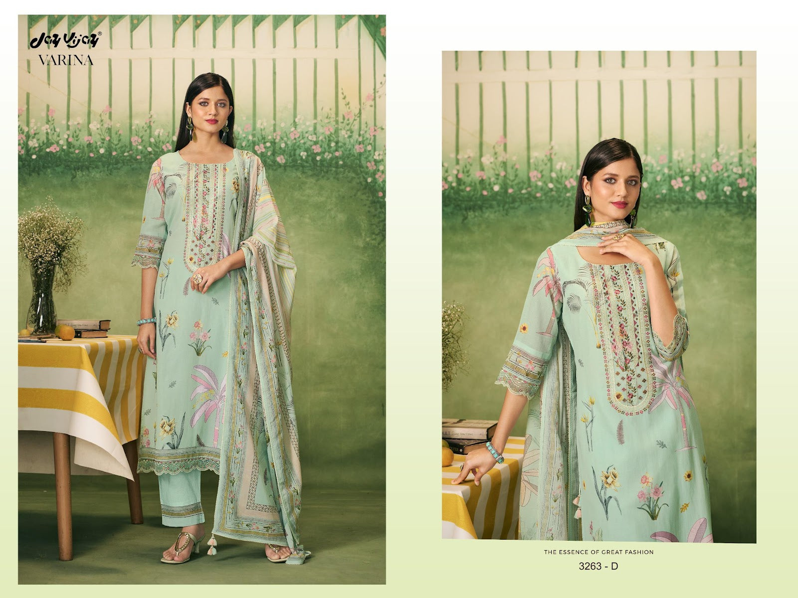 Varina 3263 Jay Vijay Mal Chanderi Pant Style Suits Exporter Ahmedabad