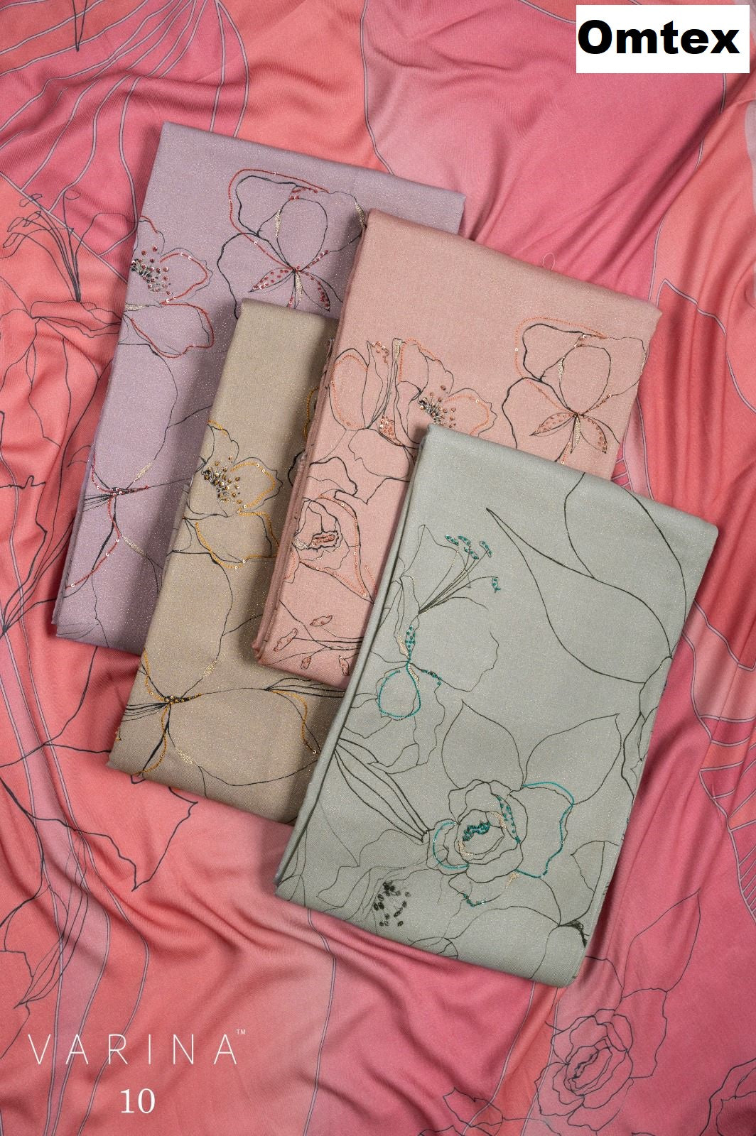 Varina Dno 10 Omtex Pashmina Suits Wholesale Rate