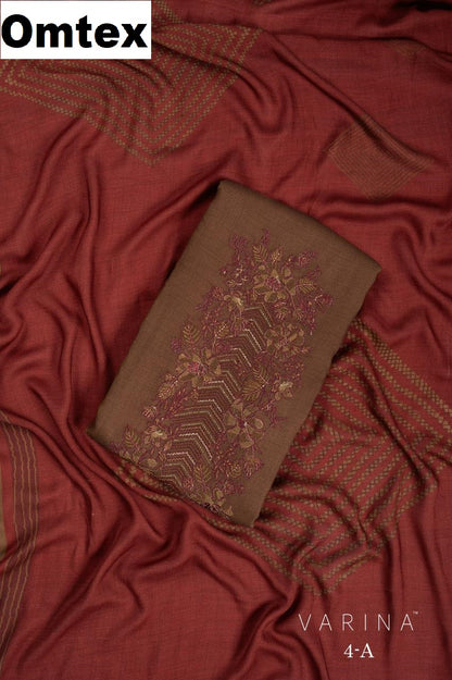 Varina Omtex Pashmina Suits Wholesaler India