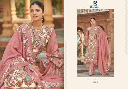 Varina Sargam Prints Viscose Muslin Pant Style Suits Manufacturer Gujarat