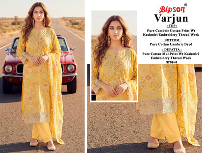 Varjun 3709 Bipson Prints Cambric Cotton Pant Style Suits Supplier India
