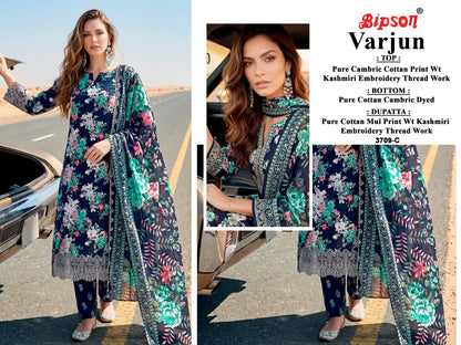 Varjun 3709 Bipson Prints Cambric Cotton Pant Style Suits Supplier India