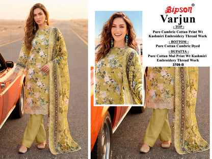 Varjun 3709 Bipson Prints Cambric Cotton Pant Style Suits Supplier India
