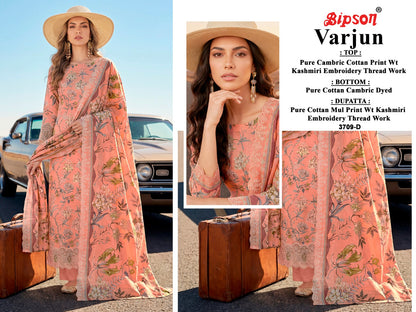 Varjun 3709 Bipson Prints Cambric Cotton Pant Style Suits Supplier India