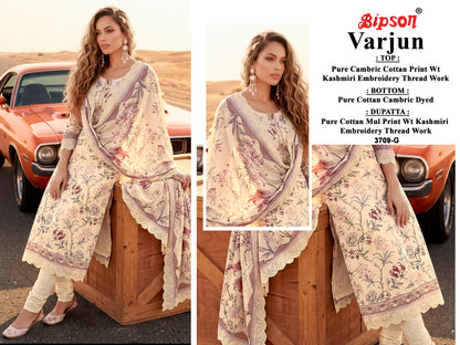 Varjun 3709 Bipson Prints Cambric Cotton Pant Style Suits Supplier India