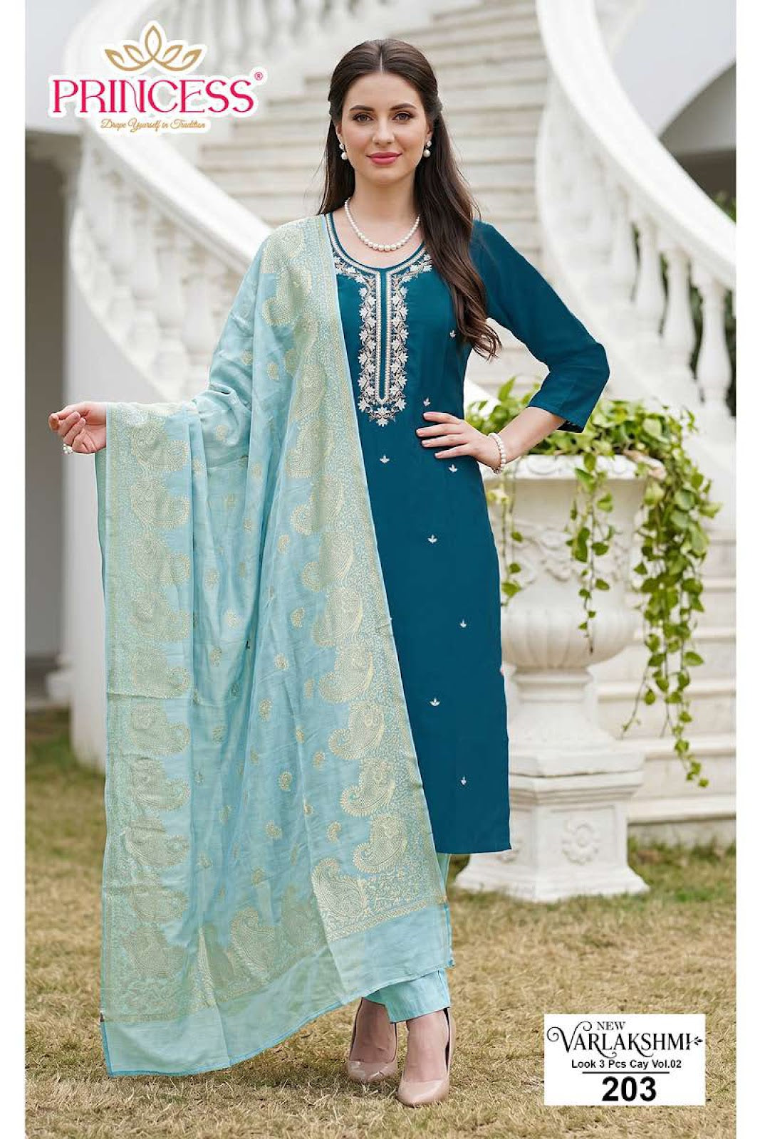 Varlakshmi Princess Creation Readymade Pant Style Suits Manufacturer
