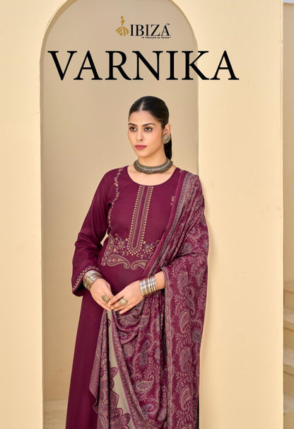 Varnika Ibiza Pashmina Suits Exporter Gujarat