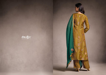 Varnika Omtex Jacquard Pant Style Suits Wholesaler
