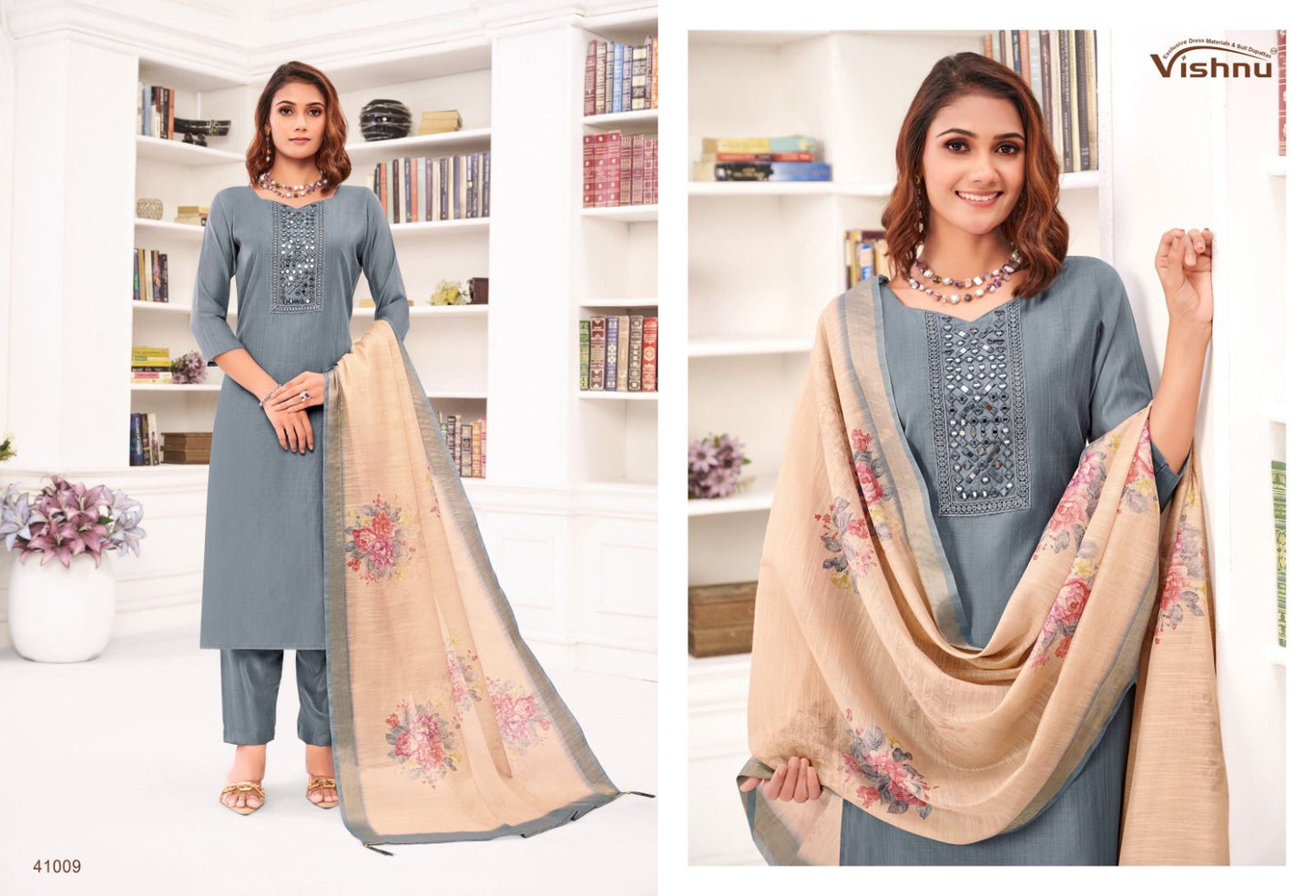 Varnika Vishnu Impex Silk Pant Style Suits Manufacturer Ahmedabad