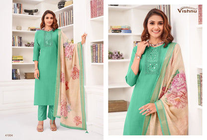 Varnika Vishnu Impex Silk Pant Style Suits Manufacturer Ahmedabad