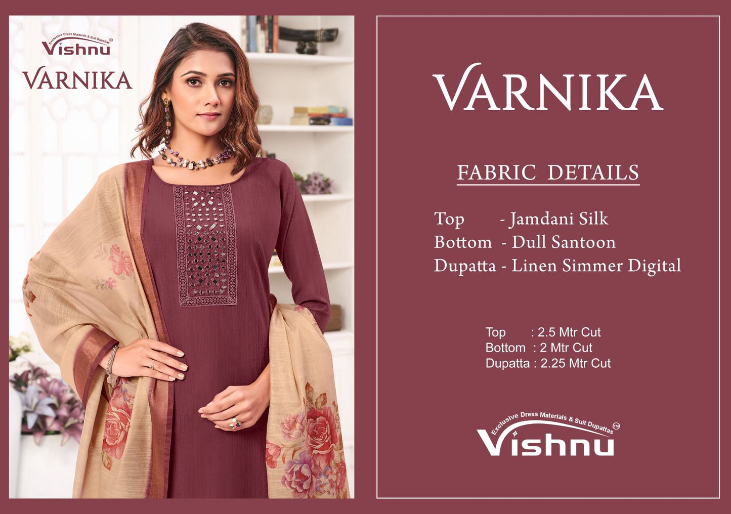 Varnika Vishnu Impex Silk Pant Style Suits Manufacturer Ahmedabad