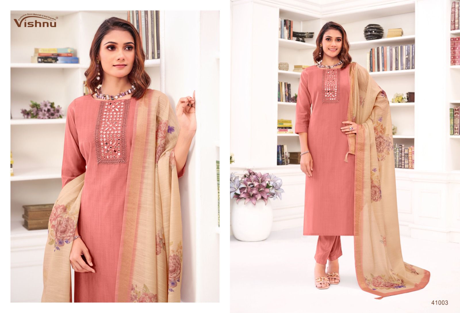 Varnika Vishnu Impex Silk Pant Style Suits Manufacturer Ahmedabad