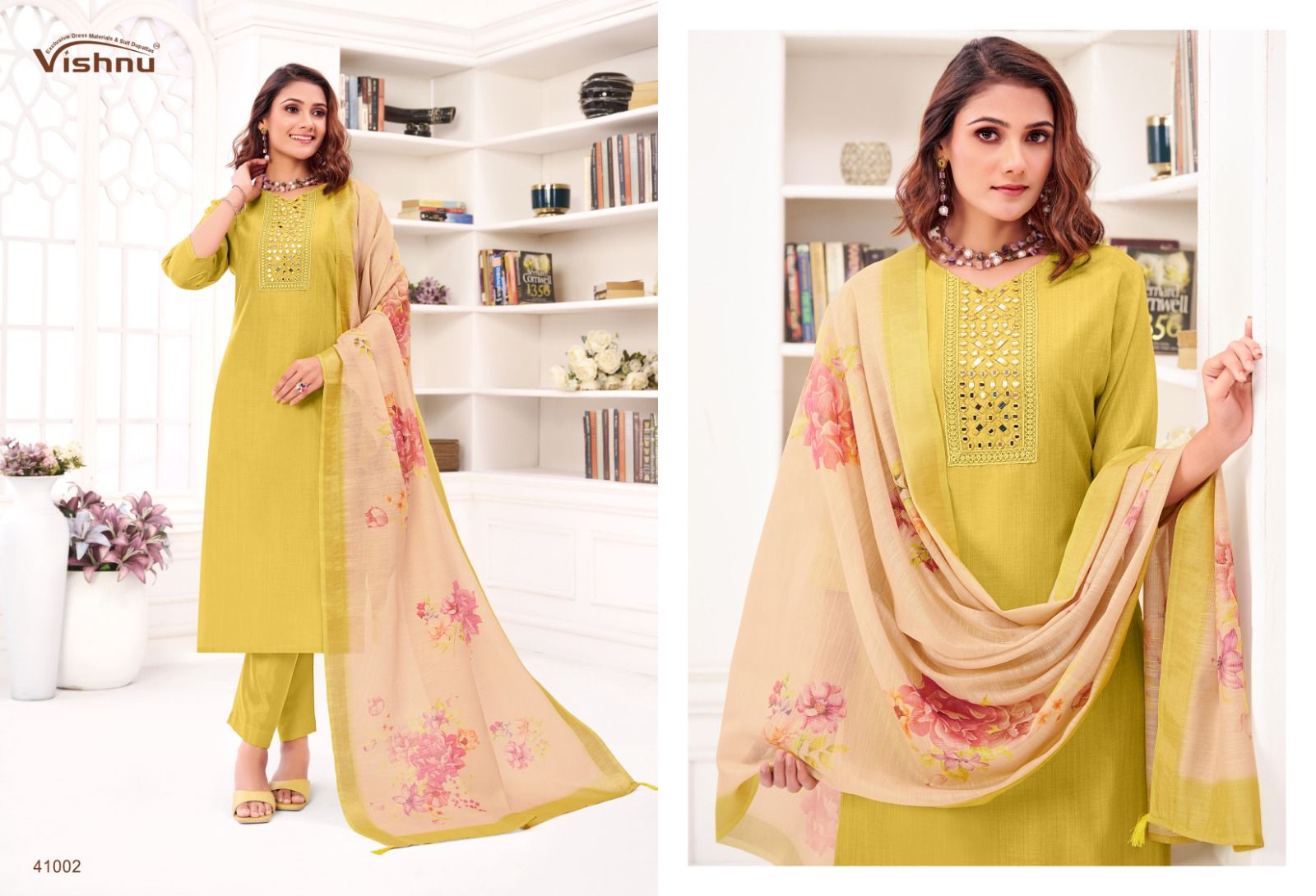 Varnika Vishnu Impex Silk Pant Style Suits Manufacturer Ahmedabad