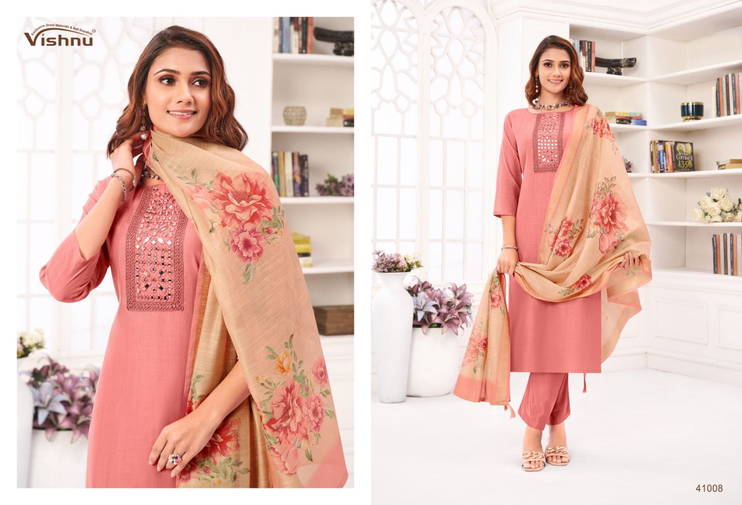 Varnika Vishnu Impex Silk Pant Style Suits Manufacturer Ahmedabad