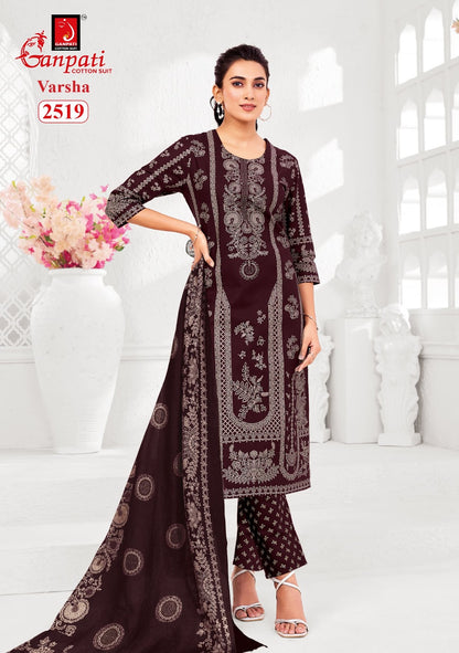 Varsha Vol 13 Ganpati Cotton Dress Material Supplier Gujarat