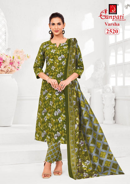 Varsha Vol 13 Ganpati Cotton Dress Material Supplier Gujarat
