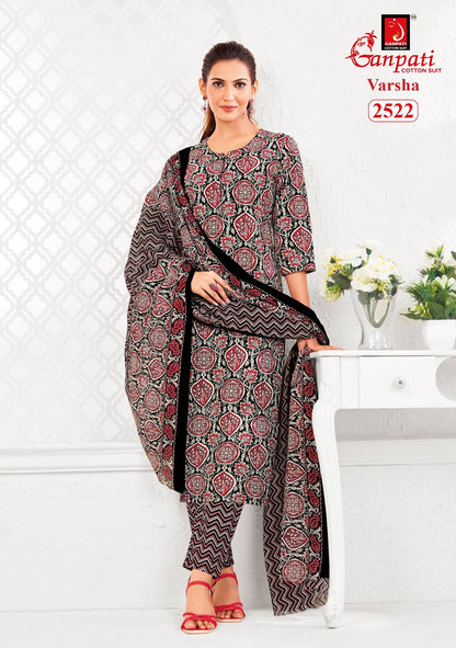 Varsha Vol 13 Ganpati Cotton Dress Material Supplier Gujarat