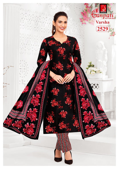 Varsha Vol 13 Ganpati Cotton Dress Material Supplier Gujarat
