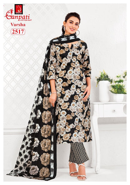 Varsha Vol 13 Ganpati Cotton Dress Material Supplier Gujarat