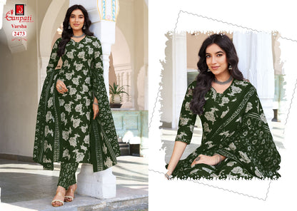 Varsha Vol 14 Ganpati Cotton Dress Material Manufacturer