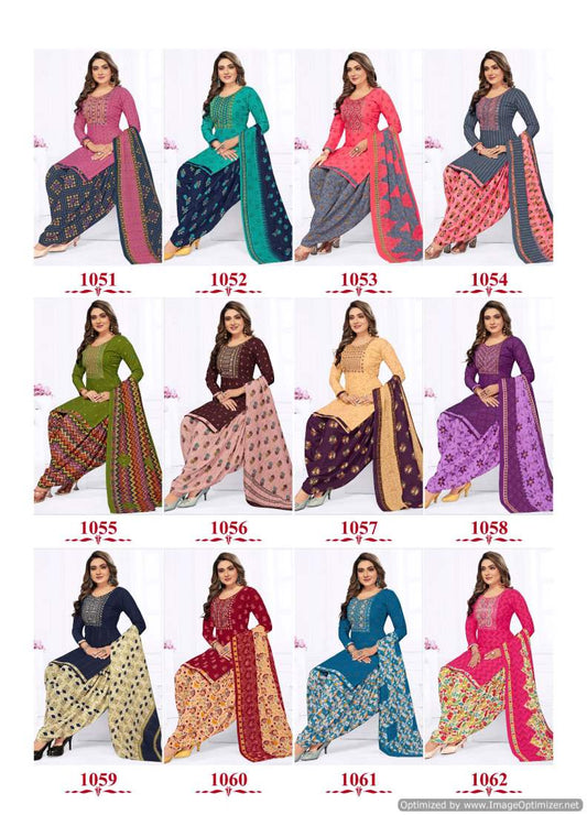 Varsha Vol 1 Sidhi Vinayak Readymade Cotton Patiyala Suits