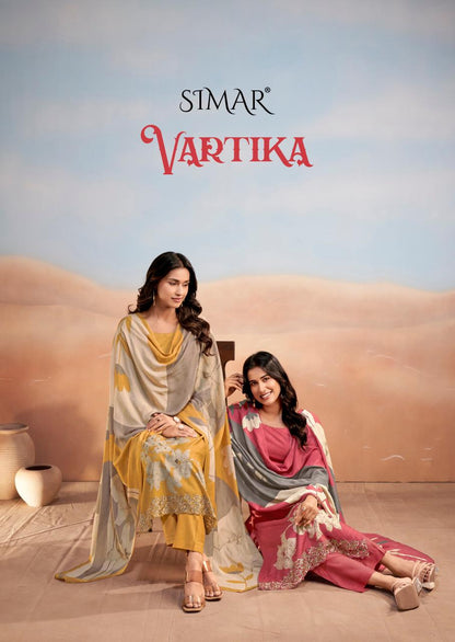 Vartika Simar Lawn Cotton Pakistani Salwar Suits Supplier Gujarat