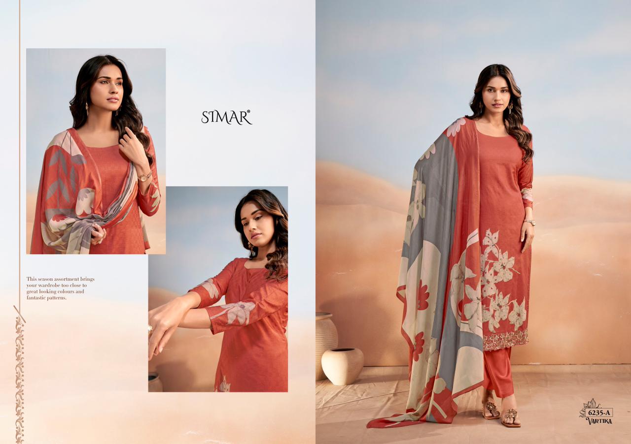 Vartika Simar Lawn Cotton Pakistani Salwar Suits Supplier Gujarat