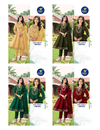 Vartika Vitara Vichitra Readymade Anarkali Suits Manufacturer India
