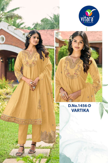 Vartika Vitara Vichitra Readymade Anarkali Suits Manufacturer India