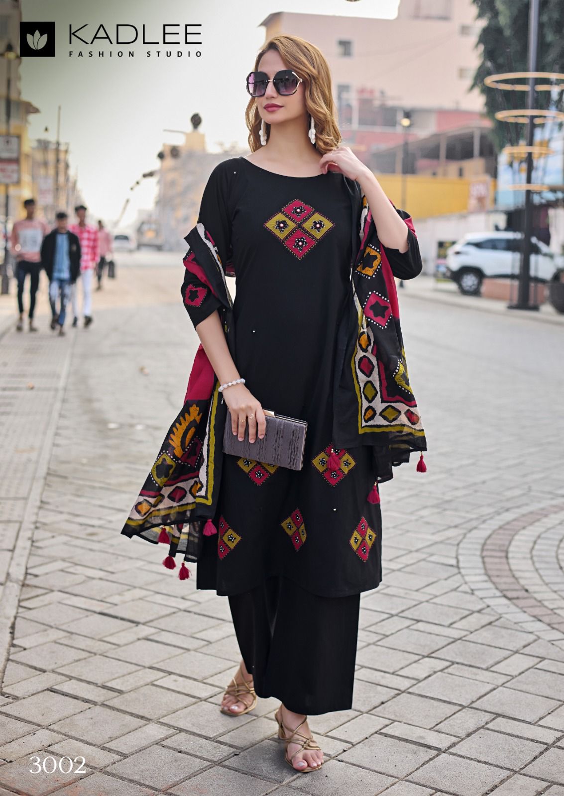Varuni Kadlee Dhabu Readymade Cotton Pant Suits Exporter Ahmedabad
