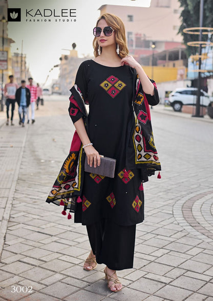 Varuni Kadlee Dhabu Readymade Cotton Pant Suits Exporter Ahmedabad