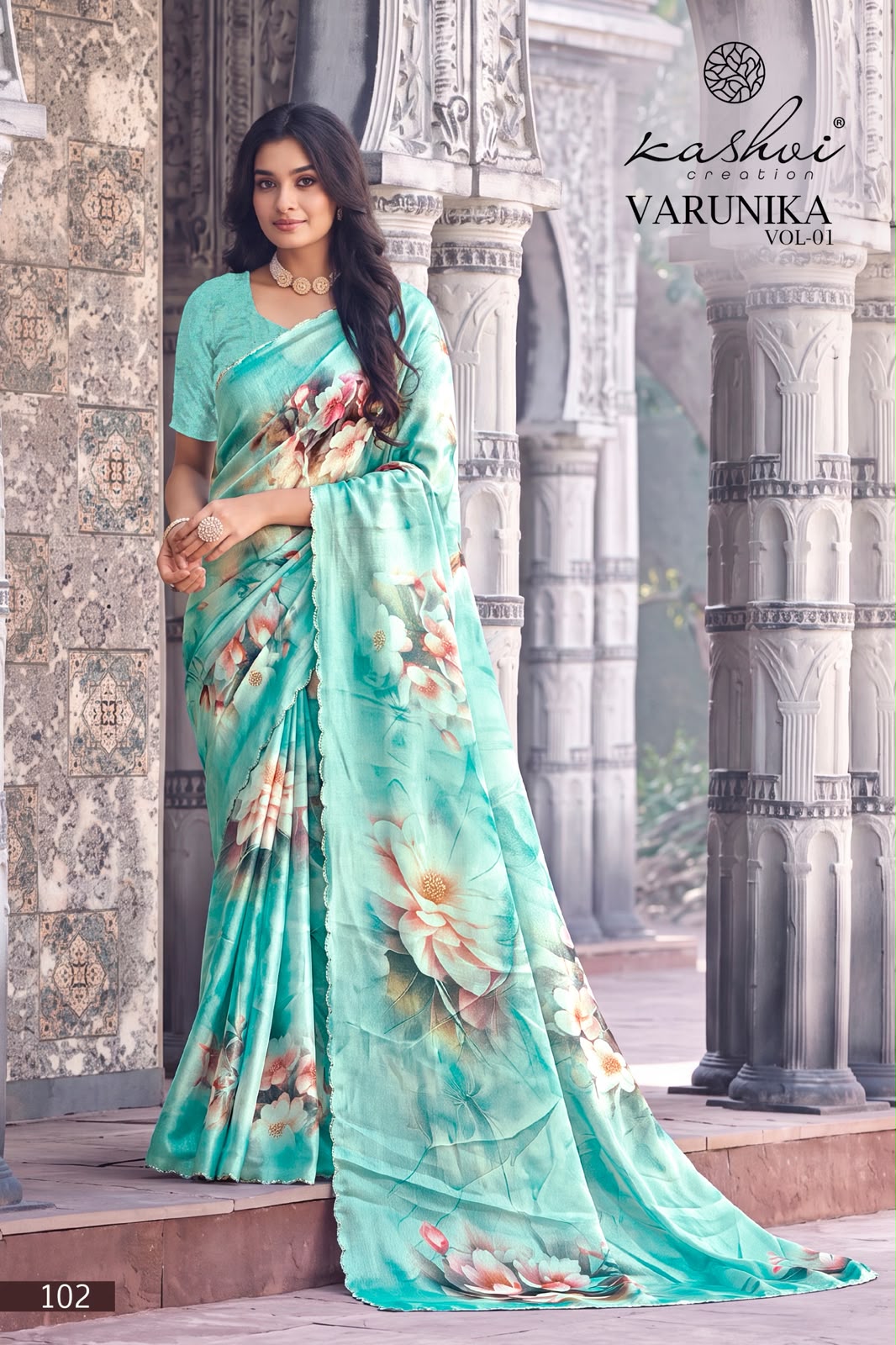 Varunika Vol 1 Kashvi Creation Tesla Sarees Wholesale Price