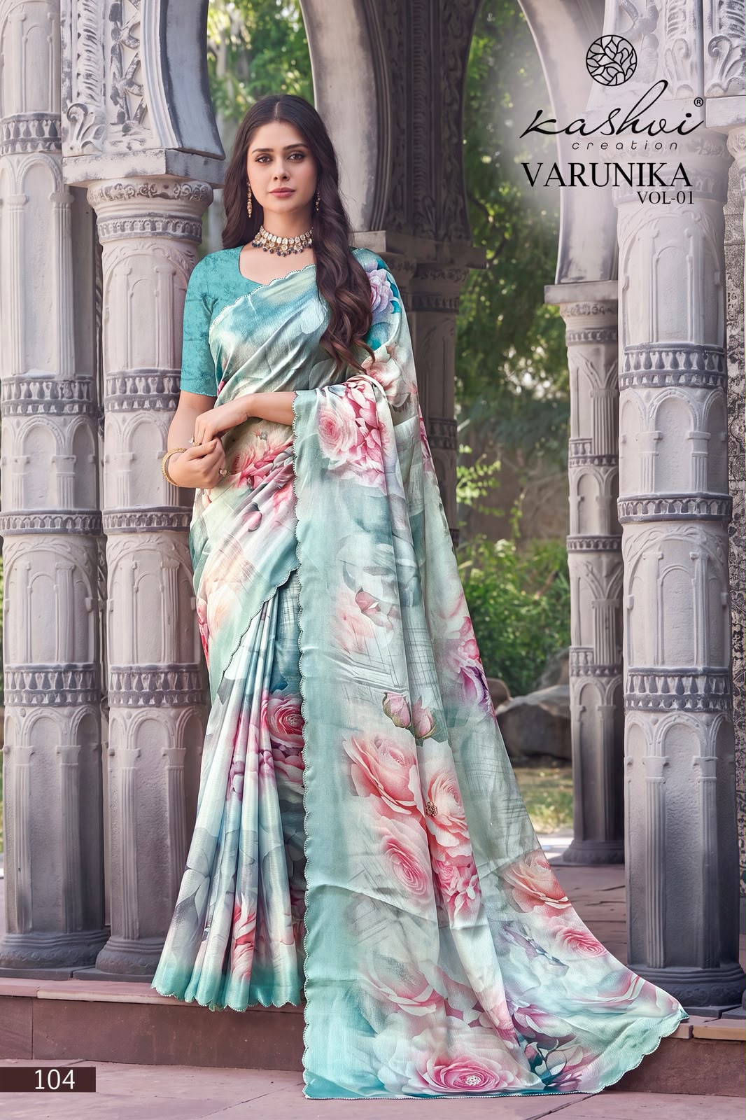 Varunika Vol 1 Kashvi Creation Tesla Sarees Wholesale Price