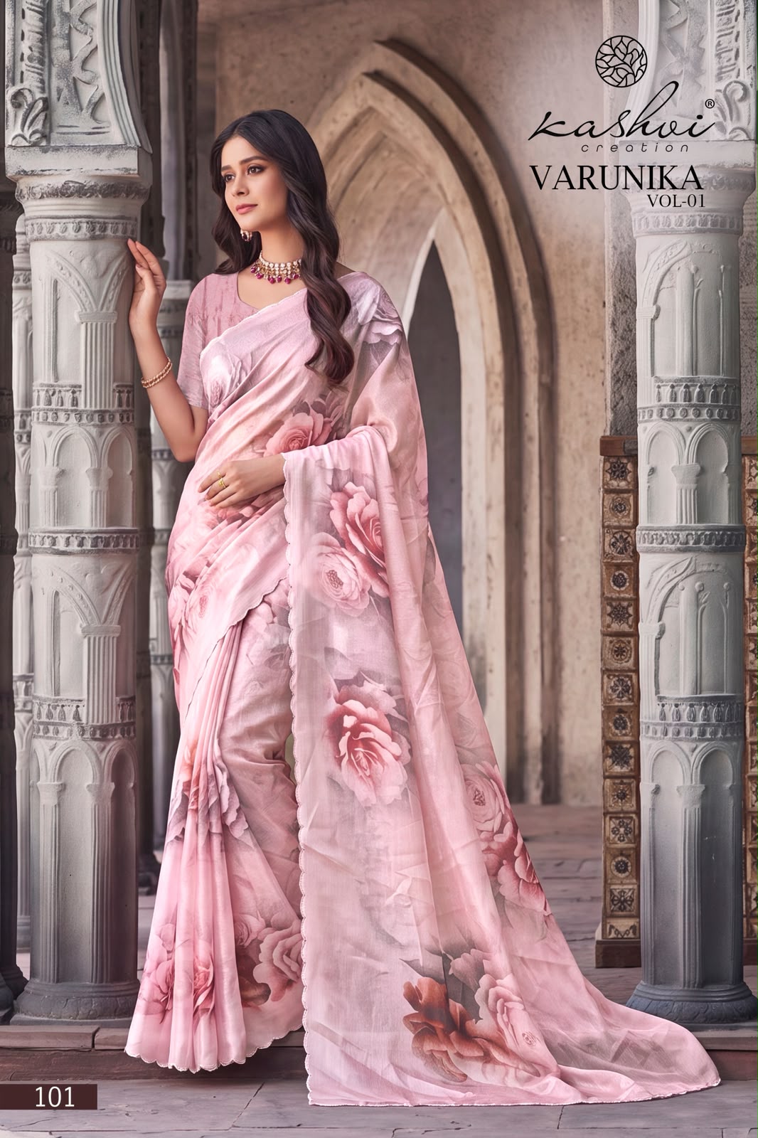 Varunika Vol 1 Kashvi Creation Tesla Sarees Wholesale Price