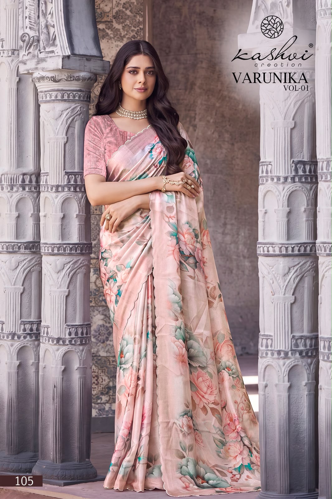 Varunika Vol 1 Kashvi Creation Tesla Sarees Wholesale Price