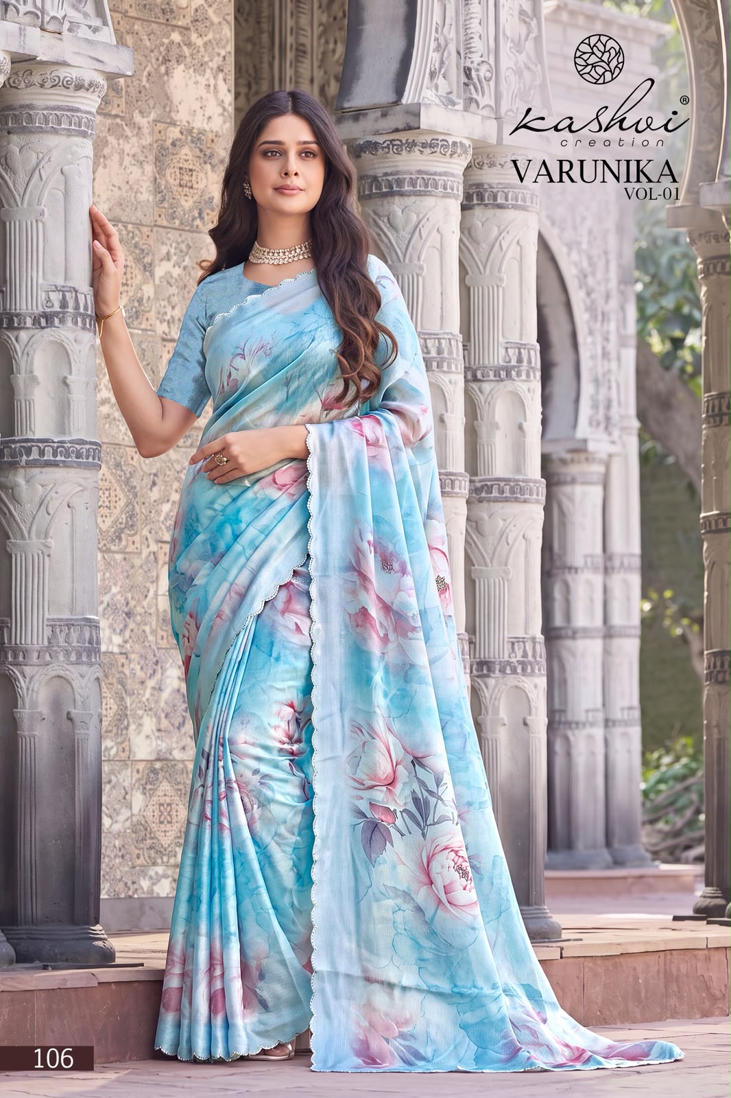 Varunika Vol 1 Kashvi Creation Tesla Sarees Wholesale Price