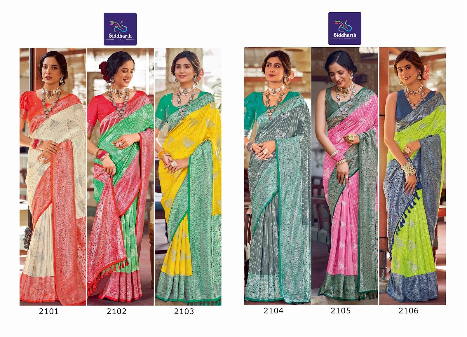 Varvadhu Siddharth Silk Sarees Supplier Ahmedabad