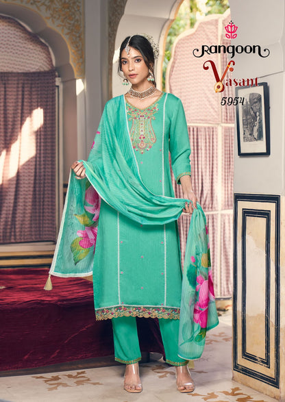 Vasant Rangoon Viscose Readymade Pant Style Suits Manufacturer Ahmedabad