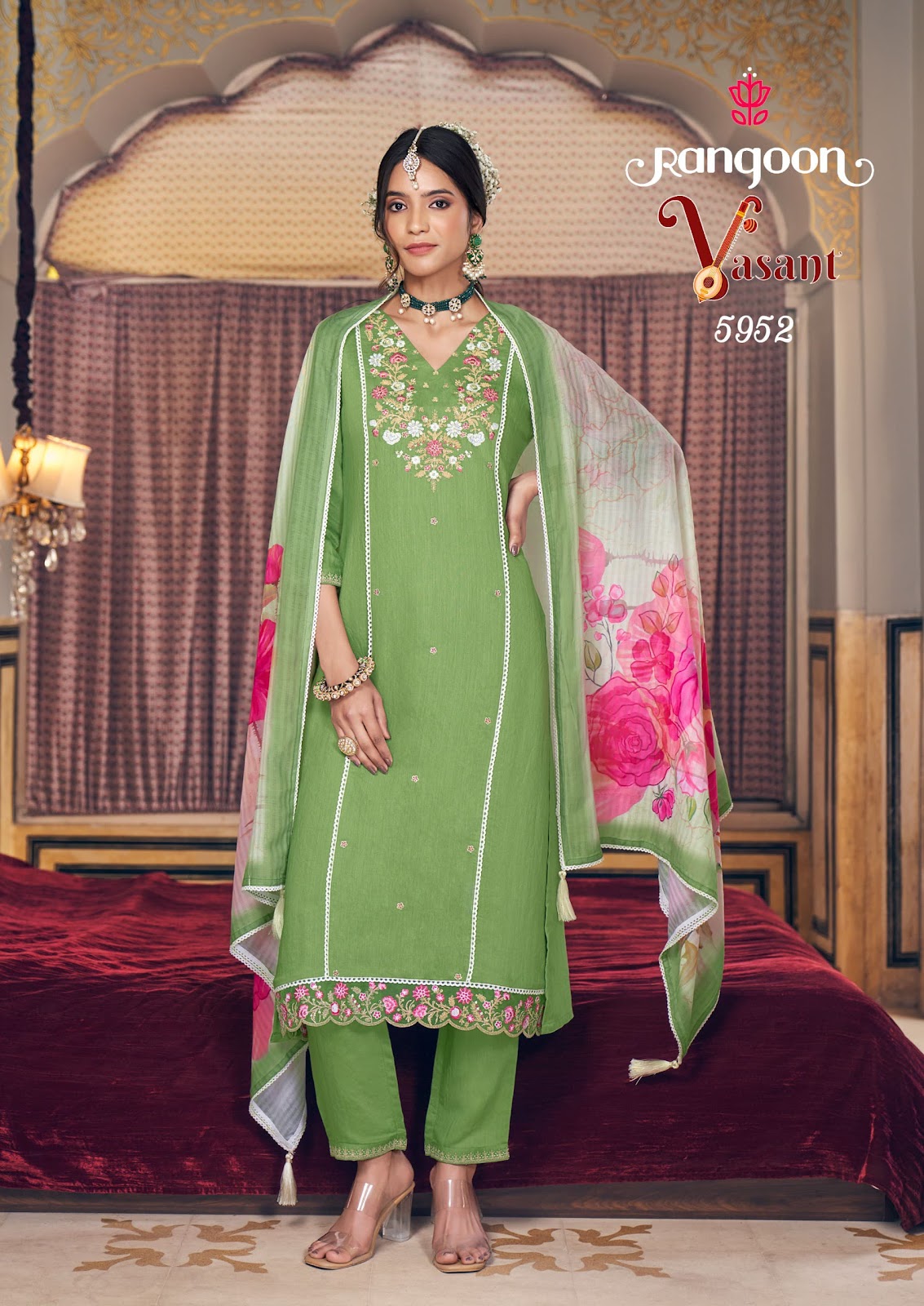 Vasant Rangoon Viscose Readymade Pant Style Suits Manufacturer Ahmedabad