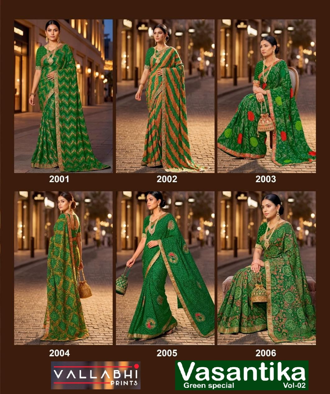 Vasantika Vol 2 Vallabhi Prints Sarees Supplier India