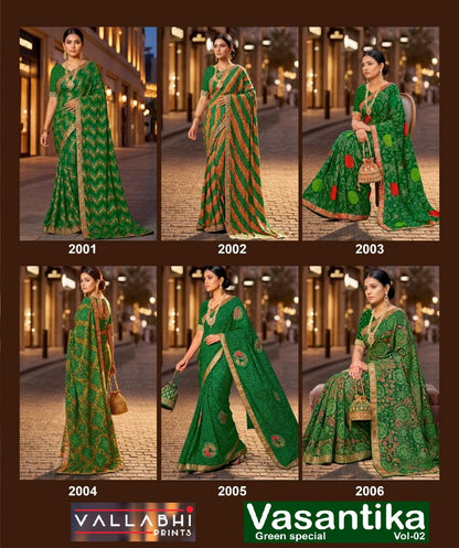 Vasantika Vol 2 Vallabhi Prints Sarees Supplier India