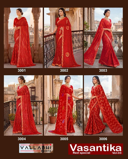 Vasantika Vol 3 Vallabhi Prints Sarees Manufacturer India