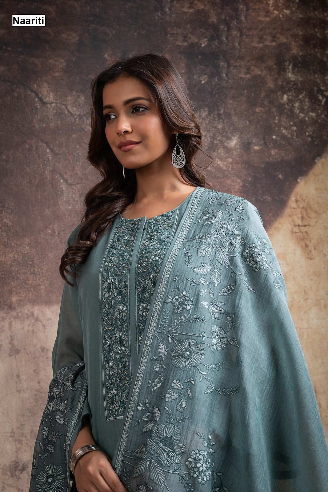 Vasha 2731 Naariti Mul Chanderi Pant Style Suits Supplier