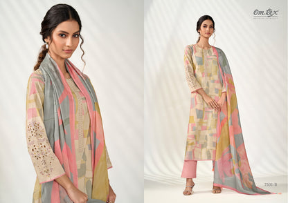 Vastra Omtex Lawn Cotton Pant Style Suits Manufacturer